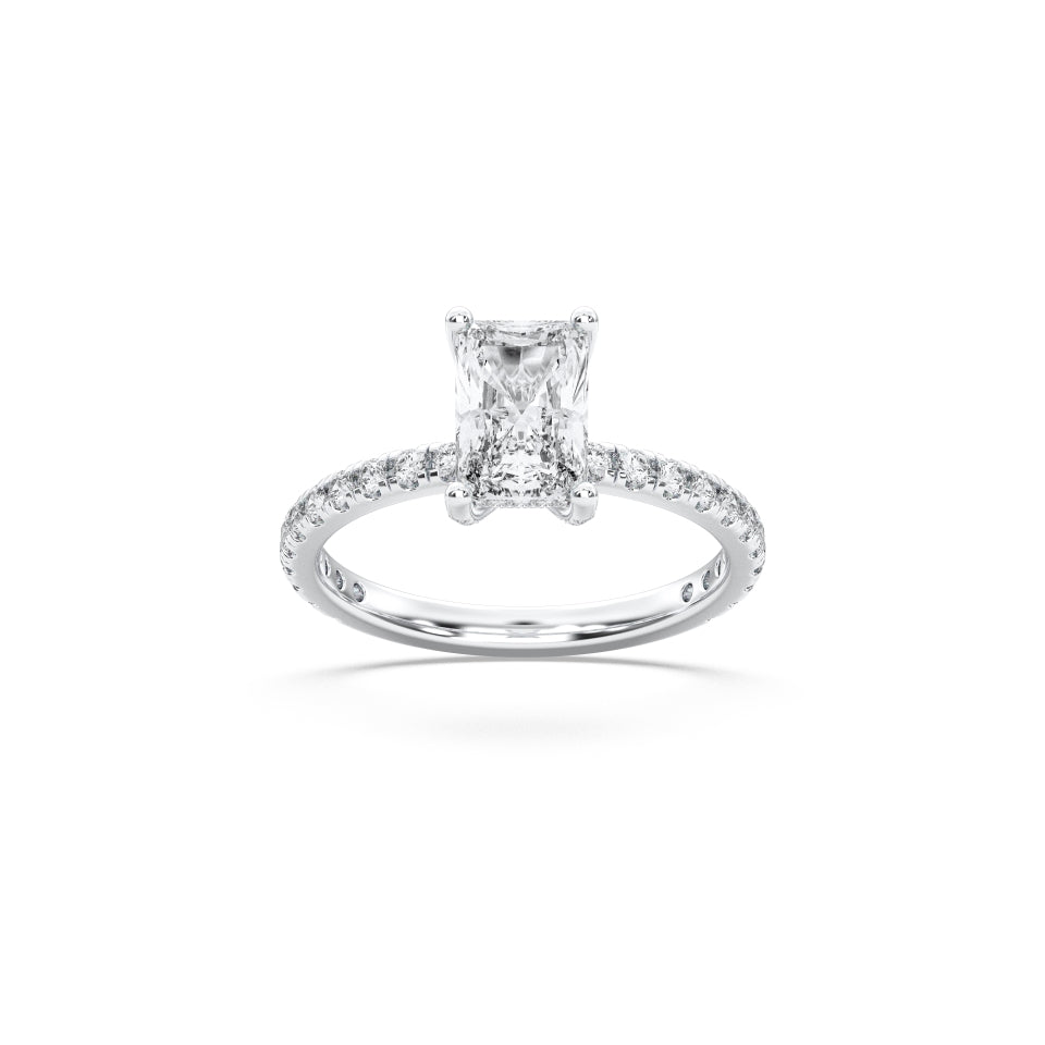 Hidden halo radiant ring