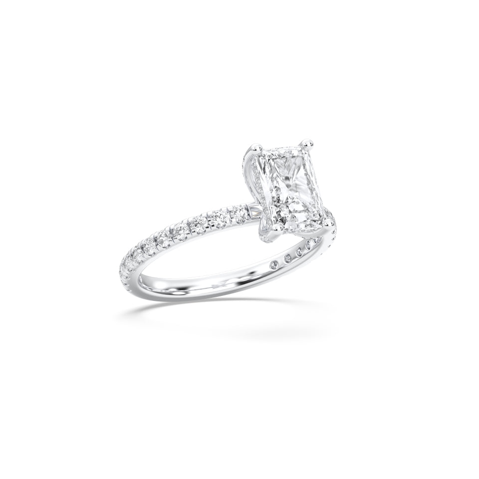 Hidden halo radiant ring