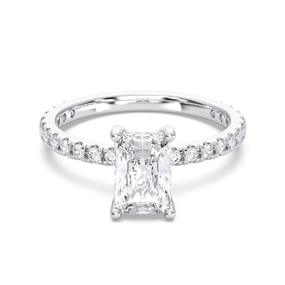 Hidden halo radiant ring