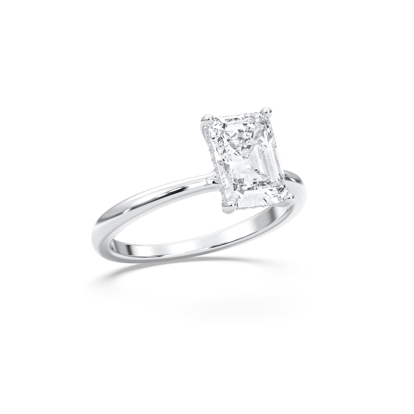 Hidden halo radiant ring