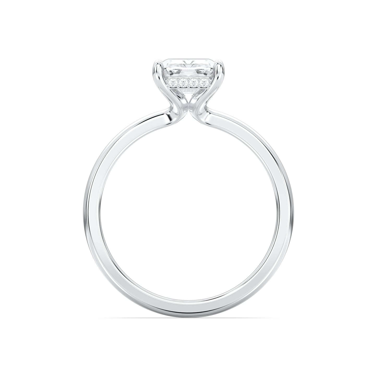 Hidden halo radiant ring