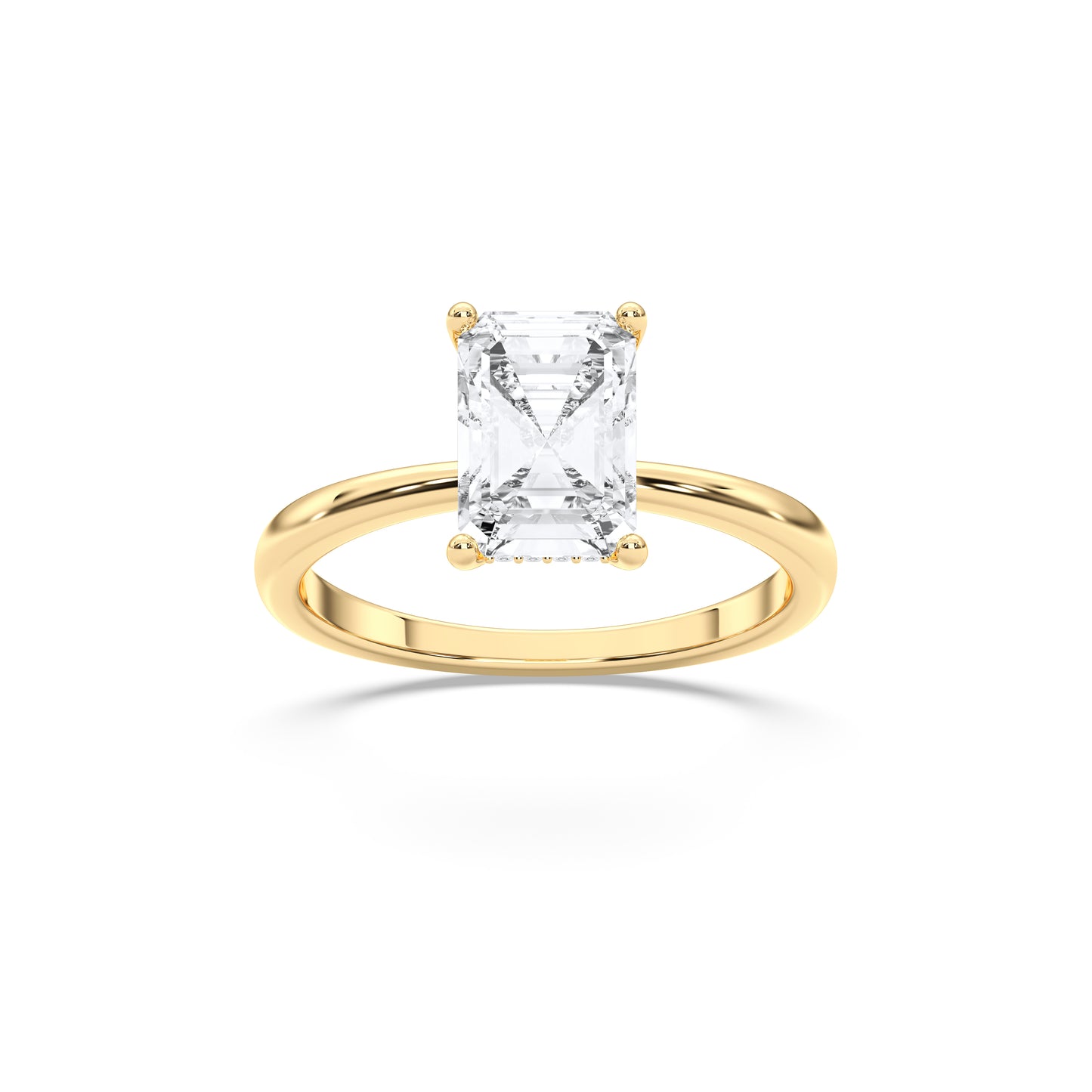 Hidden halo radiant ring