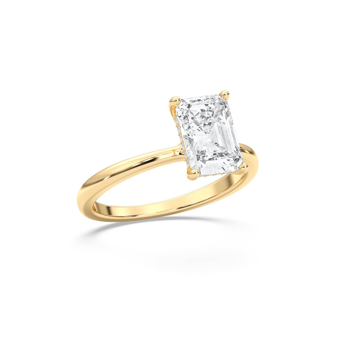 Hidden halo radiant ring