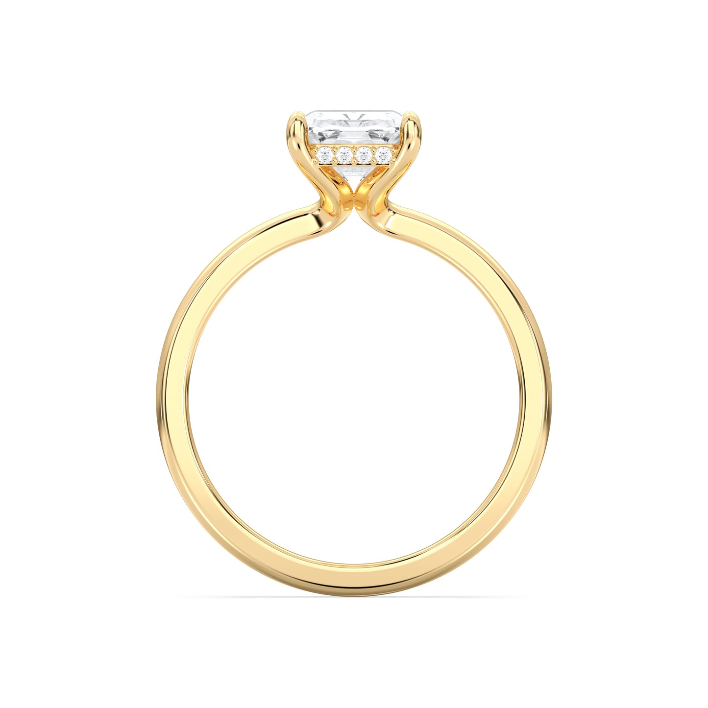 Hidden halo radiant ring