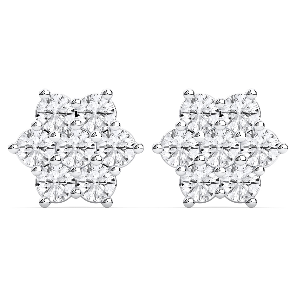 Fancy star earrings