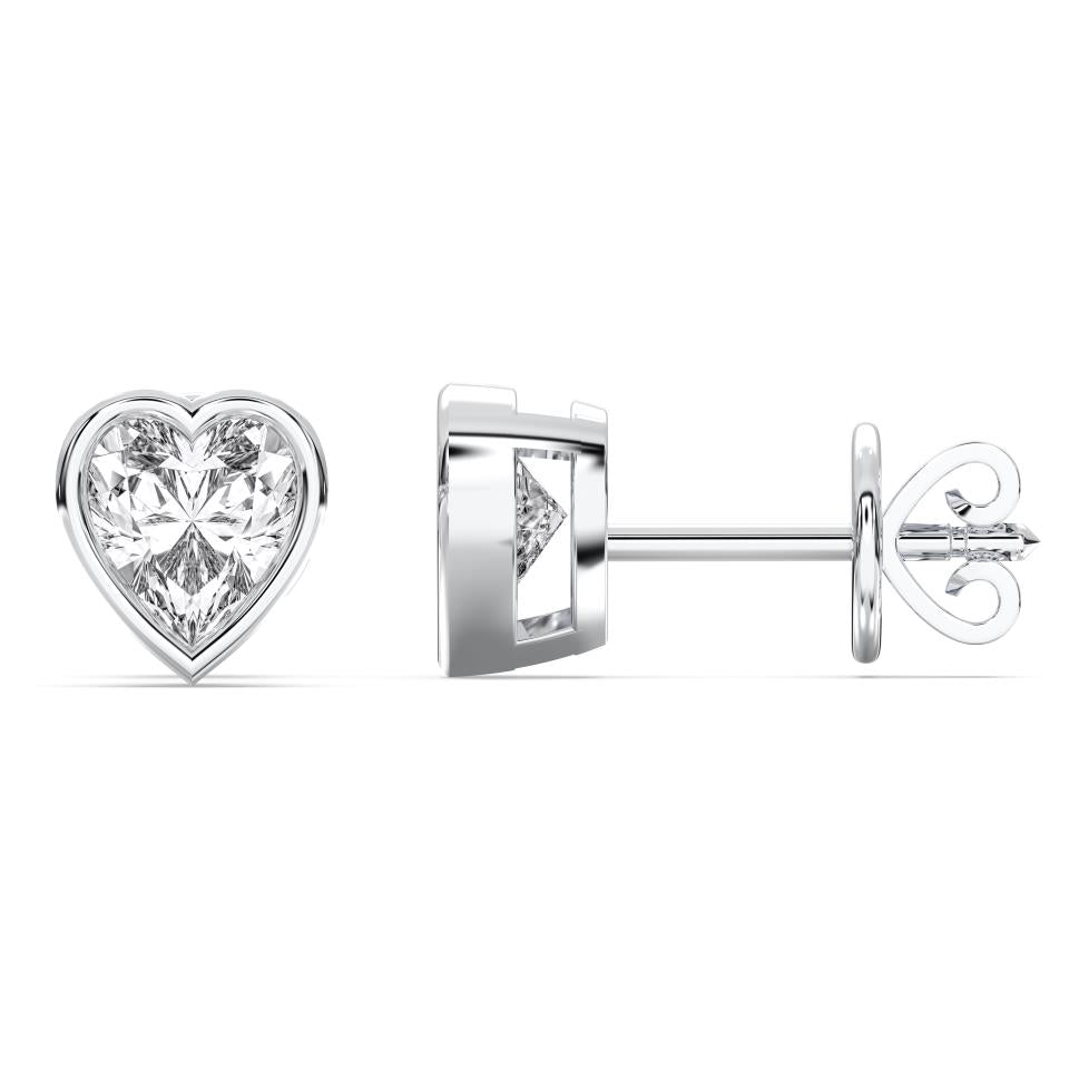 Bezel earrings
