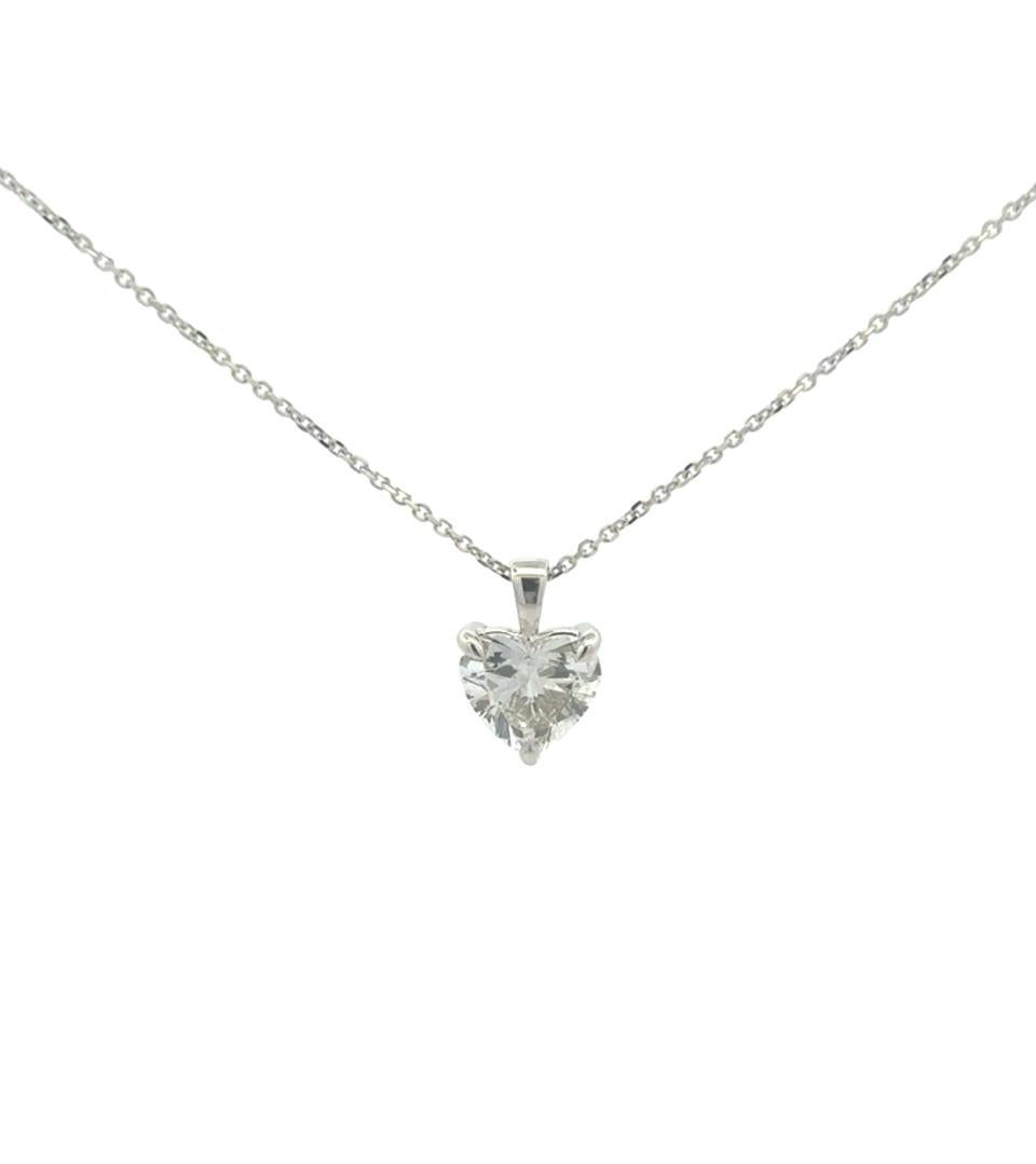 Heart pendant 1.08 ct