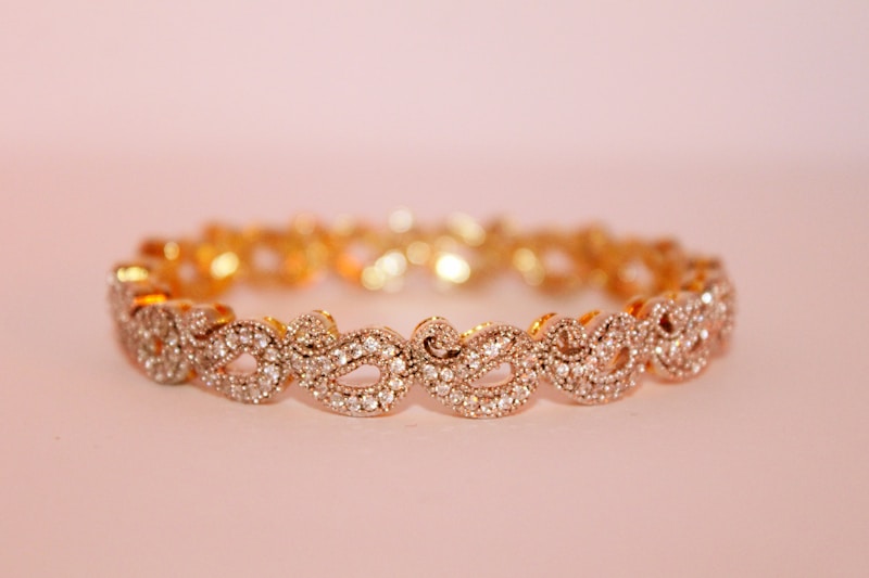 Diamond jewellery parure set