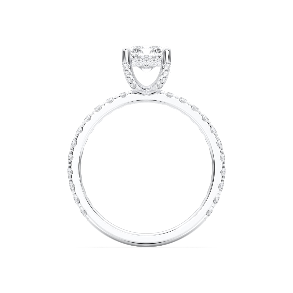 Hidden halo radiant ring