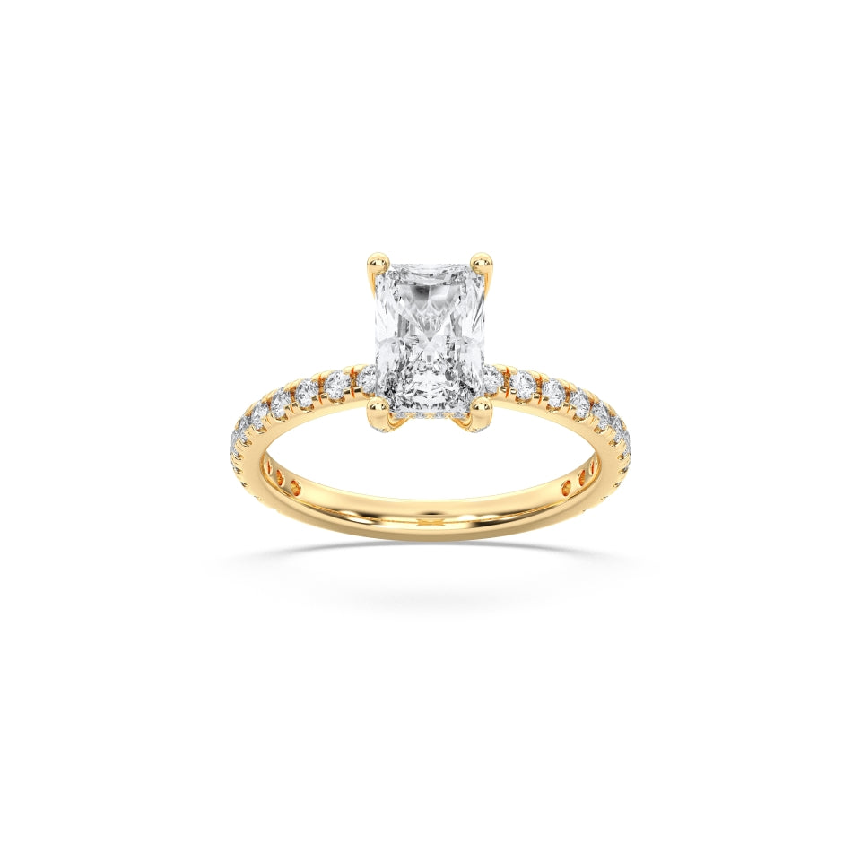 Hidden halo radiant ring
