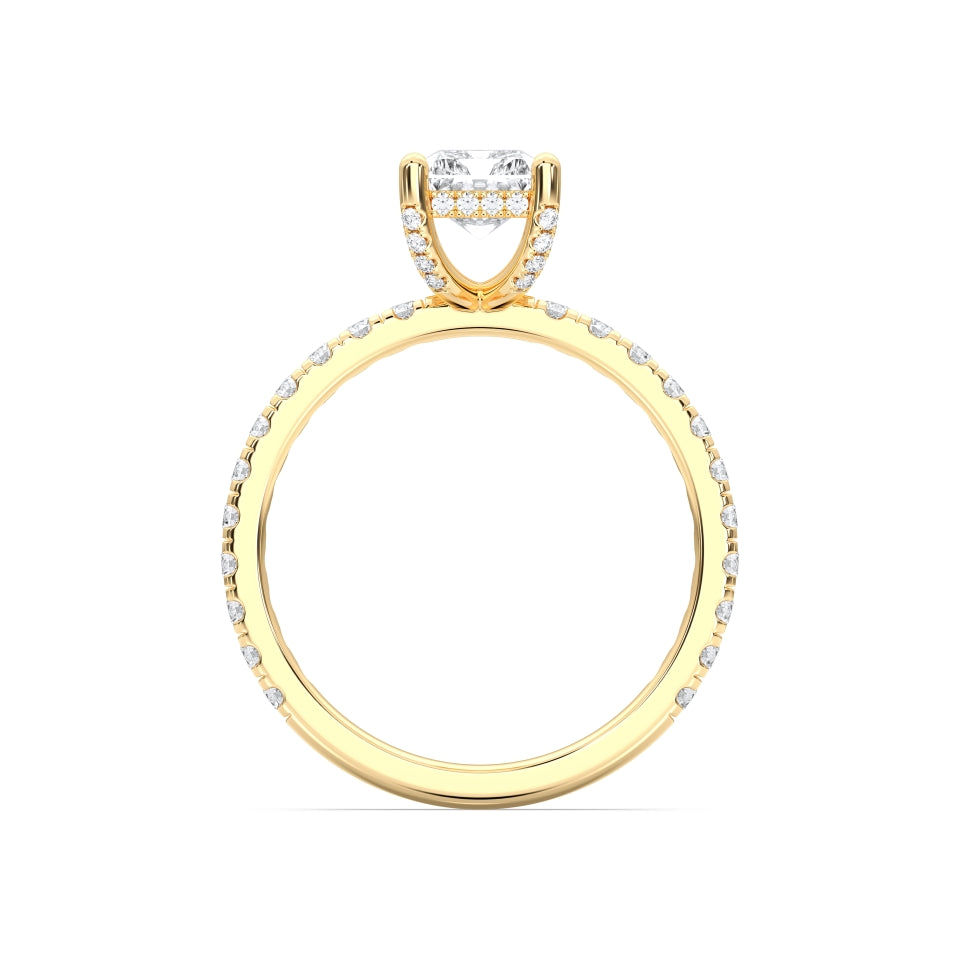 Hidden halo radiant ring