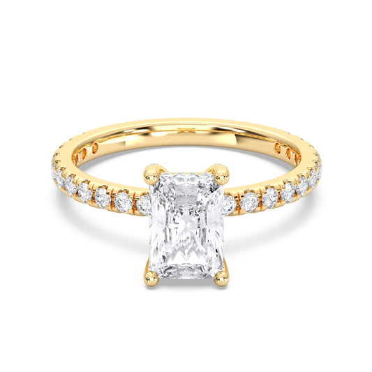 Hidden halo radiant ring