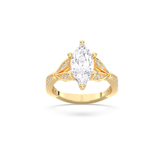 Fancy marquise ring