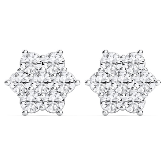 Fancy star earrings
