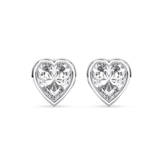 Bezel earrings