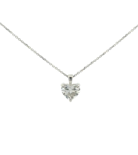 Heart pendant 1.08 ct