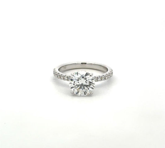 Hidden halo ring